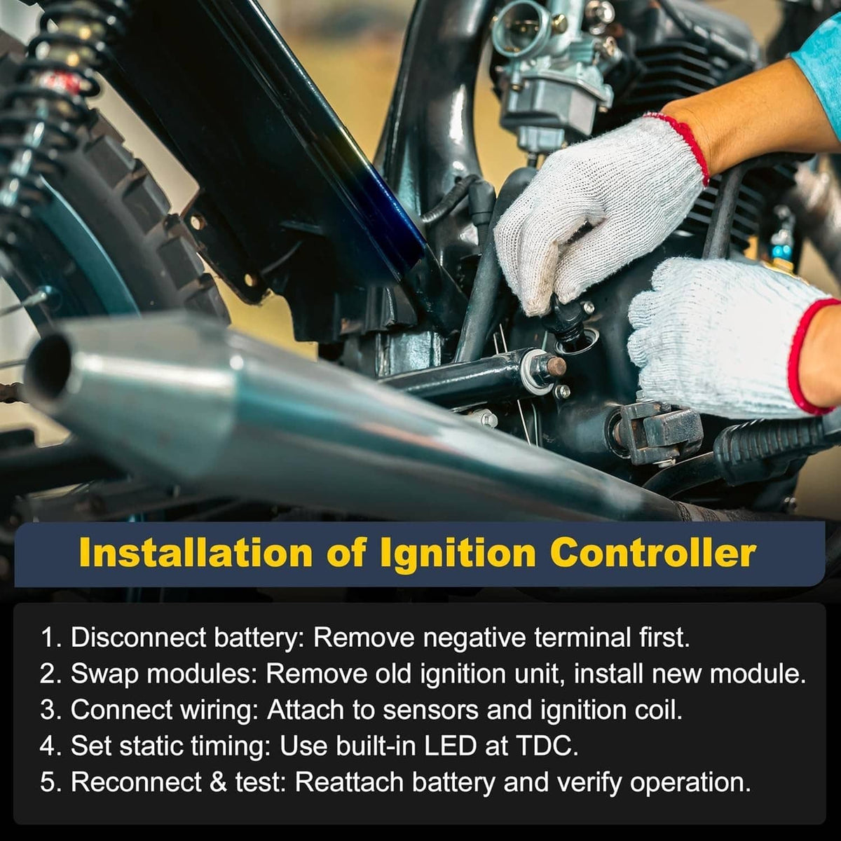 Bethesda Industrial New 53-644 Electronic Ignition Module For Harley Dyna Programmable Single Fire