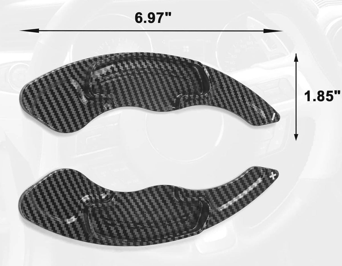 Bethesda Industrial Carbon Fiber Pattern Steering Wheel Paddle Shift For Honda Accord Civic CR-V