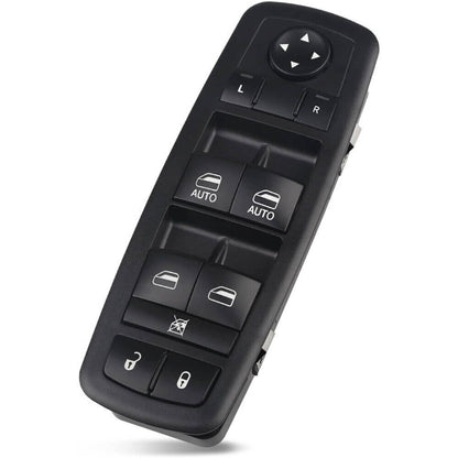 Bethesda Industrial New Front Driver Side Window Switch For 2016-2018 Ram 1500 2500 56046823AE Black