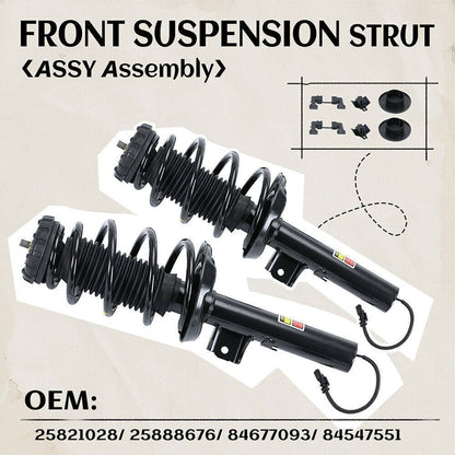 Bethesda Industrial 2Pcs Front Suspension Strut shocks w/ Electric for 13-19 Cadillac XTS 84677093