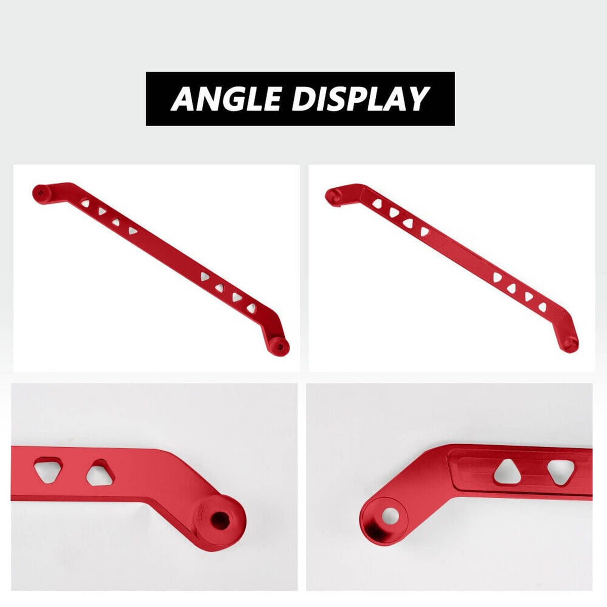 Bethesda Industrial Billet Subframe Control Arm Lca Tie Bar Brace Rear For 96-00 Honda Civic Ek Red