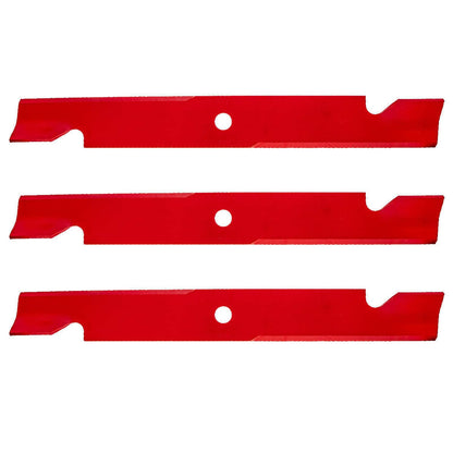 Bethesda Industrial 3PK Genuine OEM Exmark 103-6404-S Notched Blade for 72” Deck Lazer Z Mowers