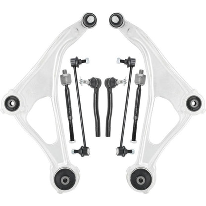 Bethesda Industrial 8Pcs Front Lower Control Arms Sway Bars Tie Rods Kit for Nissan Maxima 2016-2023