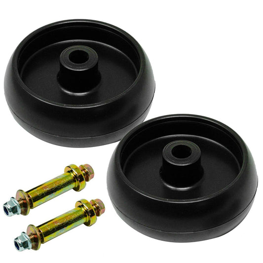 Bethesda Industrial (2) Deck Wheels for John Deere D100 D110 D120 D140 Z225 Z245 Z425 Mowers GX10168