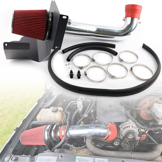 Bethesda Industrial Cold Air Intake System w/ Filter Shield for 2014-2018 Chevy GMC 1500 5.3L 6.2L