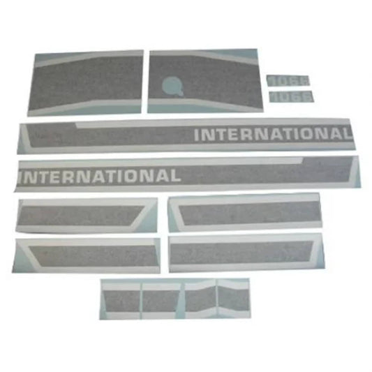 Bethesda Industrial Decal Set 1066 Black Stripe Vinyl fits International 1066