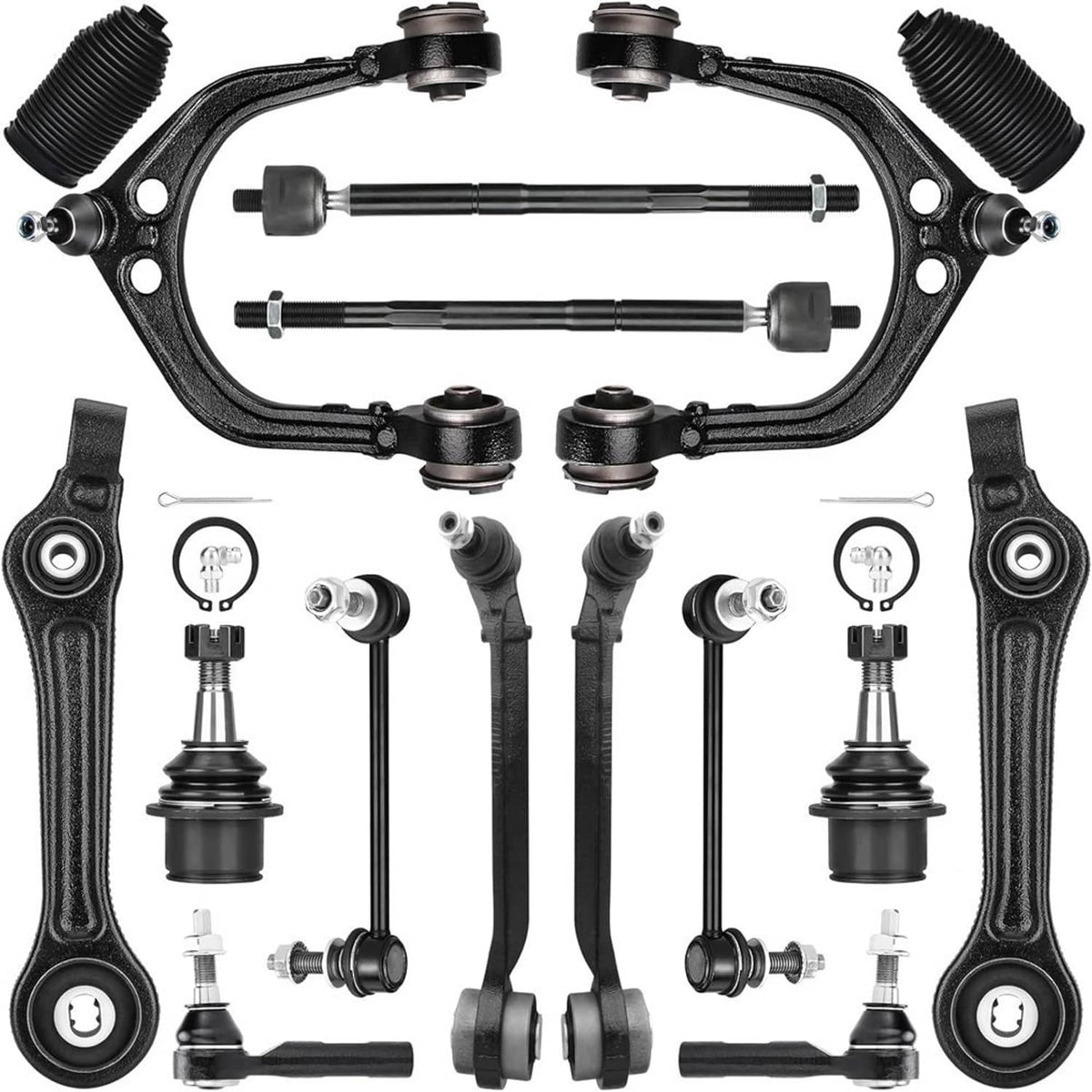 Bethesda Industrial 16Pc Suspension Front Control Arm Kit for 2011-2019 Dodge Charger Challenger 300