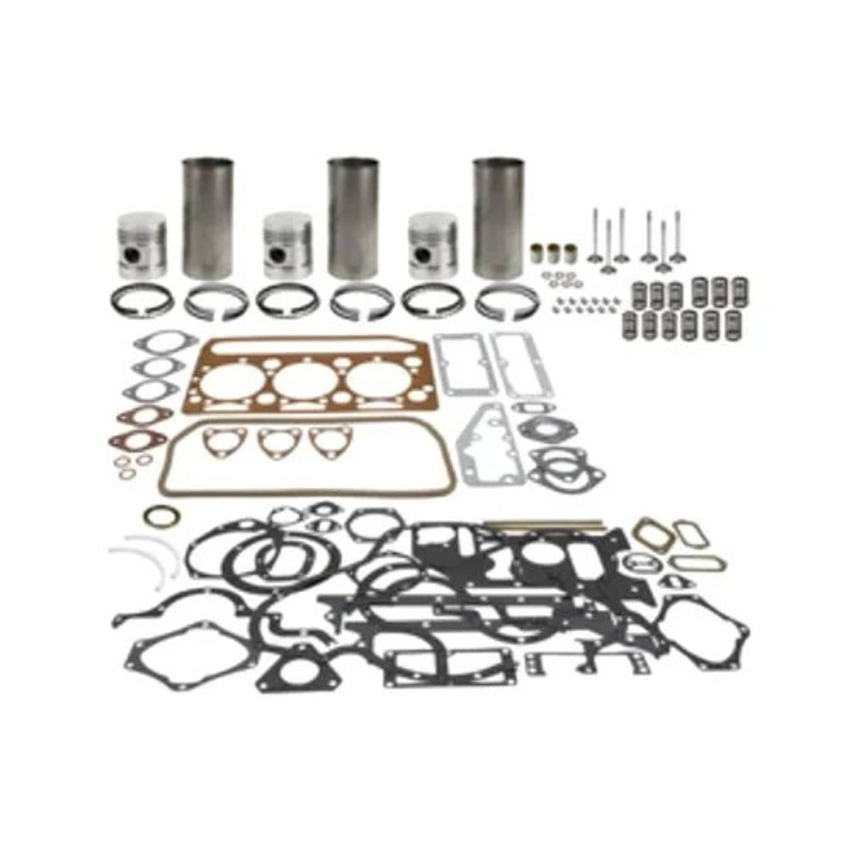 Bethesda Industrial Engine Rebuild Kit with Valve Train - Less Bearings fits Ford fits Perkins