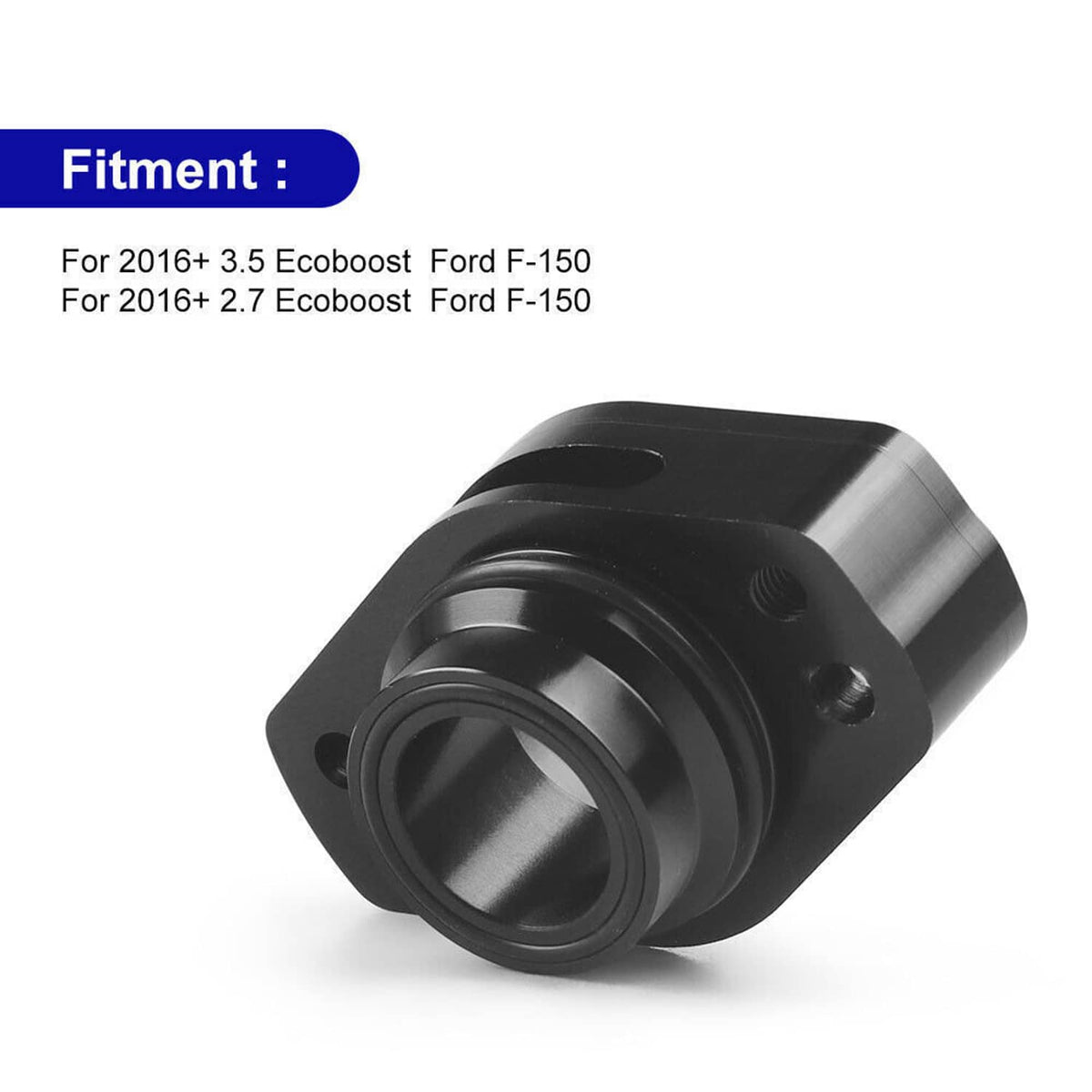 Bethesda Industrial Turbo Blow Off Valve Adapter BOV For 2016+ Ford F-150 2.7L 3.5L Ecoboost