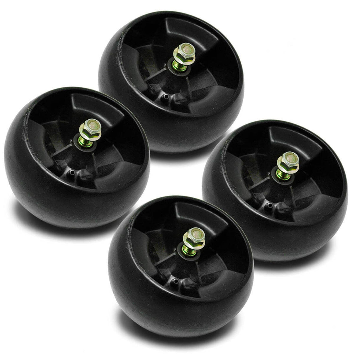 Bethesda Industrial 4PK Deck Wheels for MTD Cub Cadet 734-04155 Toro 112-0677