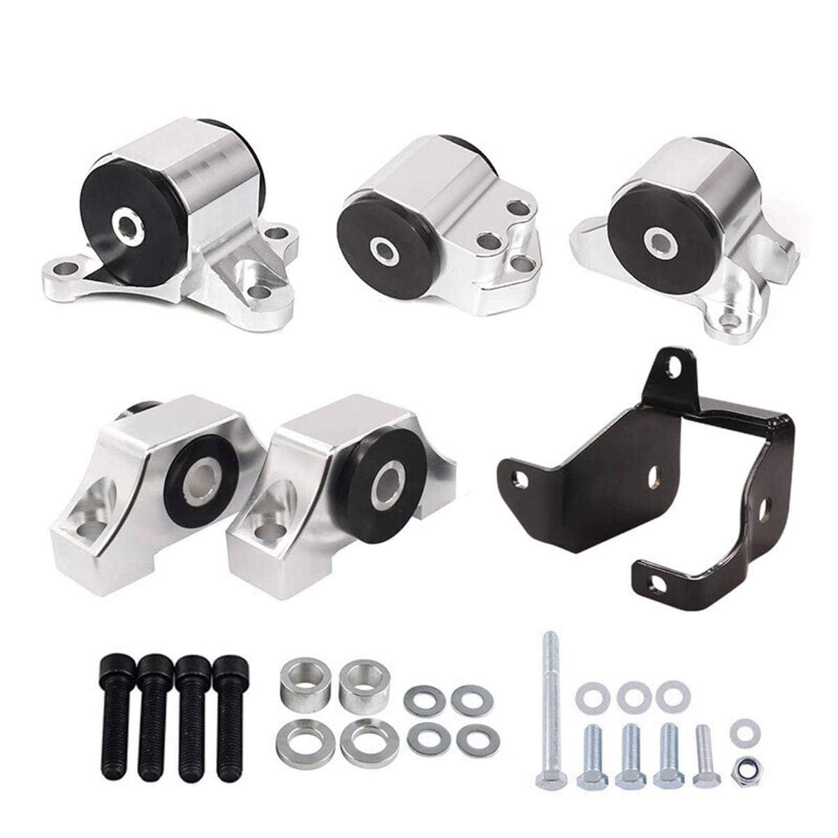 Bethesda Industrial 3 Bolt Swap Engine Motor Mount Kit &Torque Mount Kit For 96-00 Civic EK B-Series