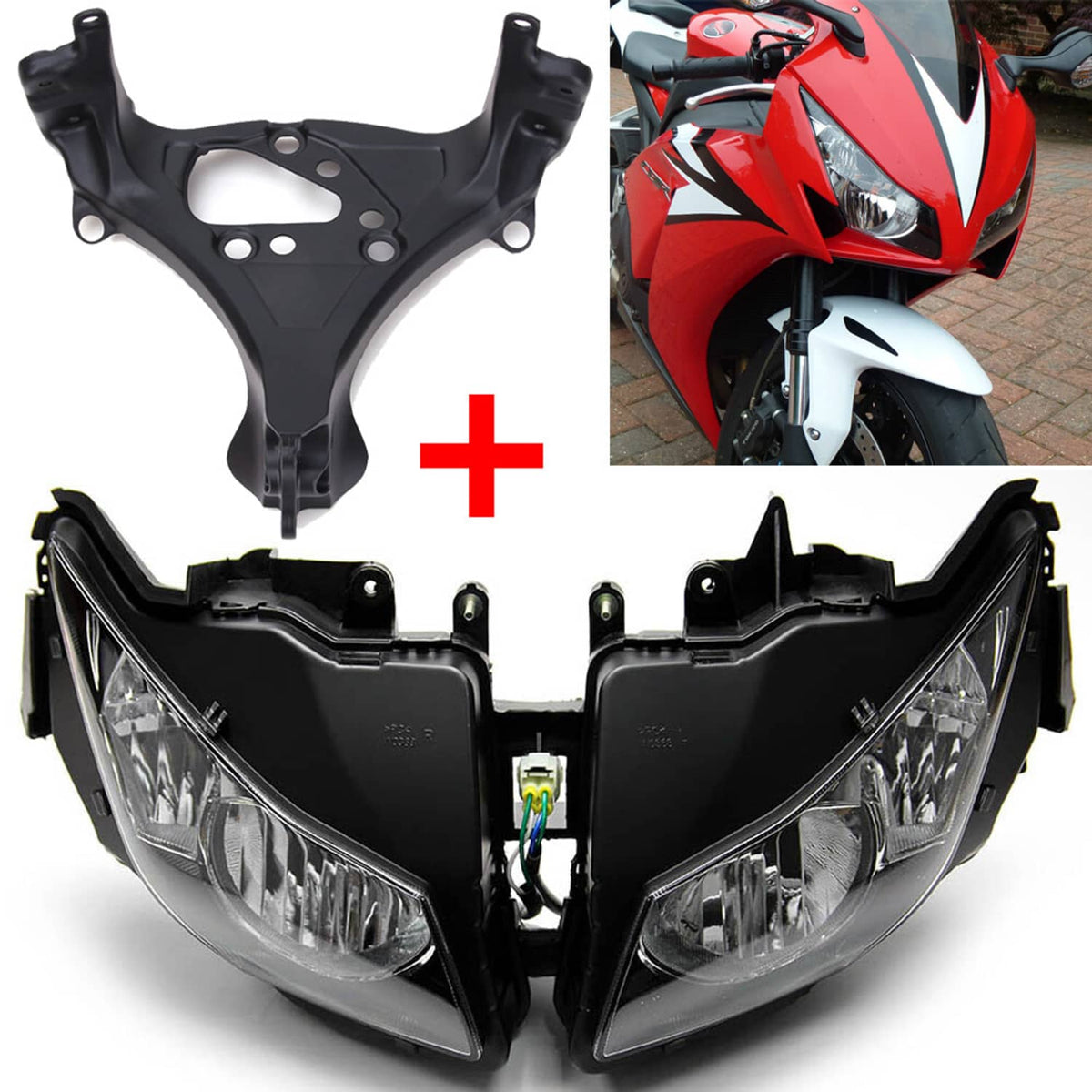 Bethesda Industrial Fit For Honda CBR1000RR 2012-2016 Headlight Assembly Upper Fairing Stay Bracket