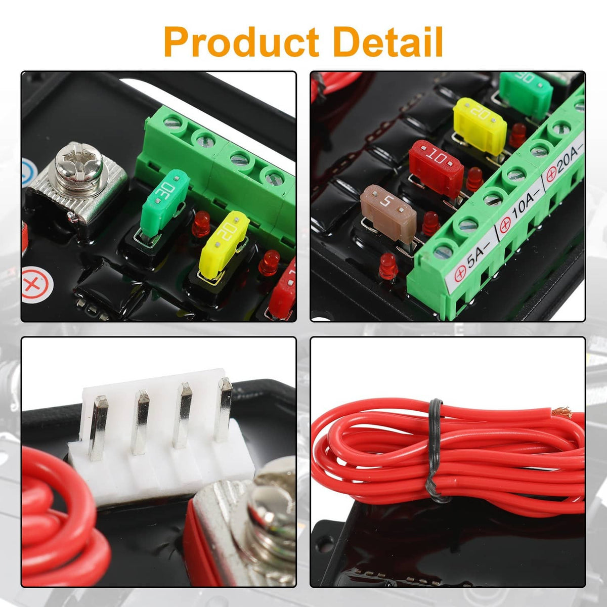 Bethesda Industrial 4 Gang ON/OFF Switch Panel Circuit Control Box LED Light Bar Marine Boat Car 12V
