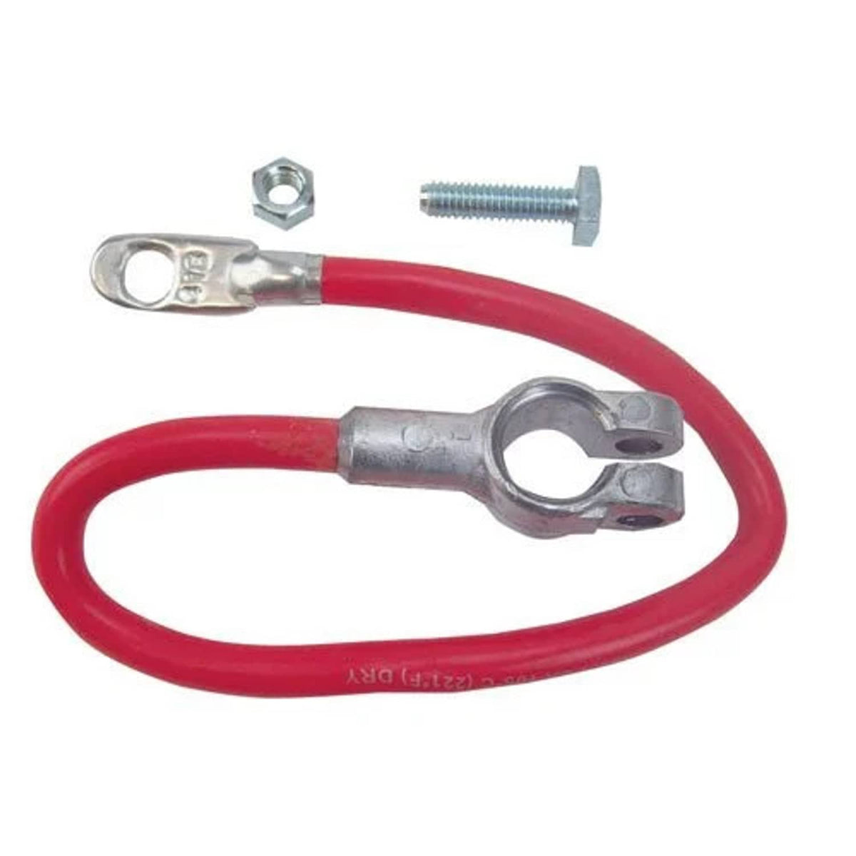 Bethesda Industrial Battery Cable - 15" - Red 4 Gauge fits John Deere M MT 40 320 330 420 430 AM349T