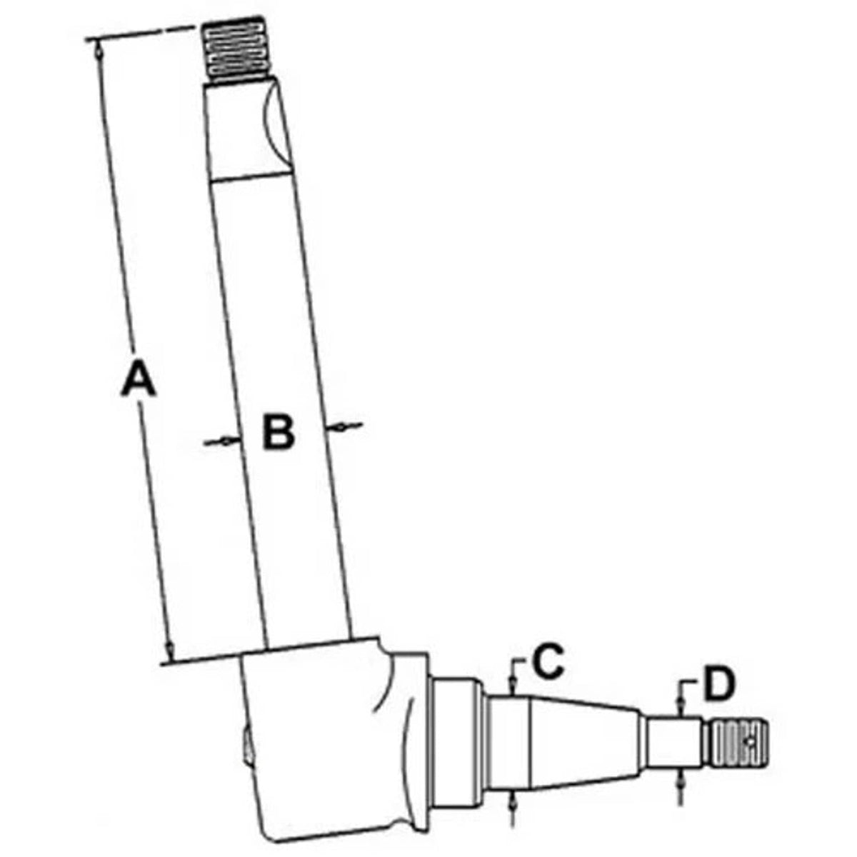 Bethesda Industrial Spindle - Right Hand/Left Hand fits Case G13962