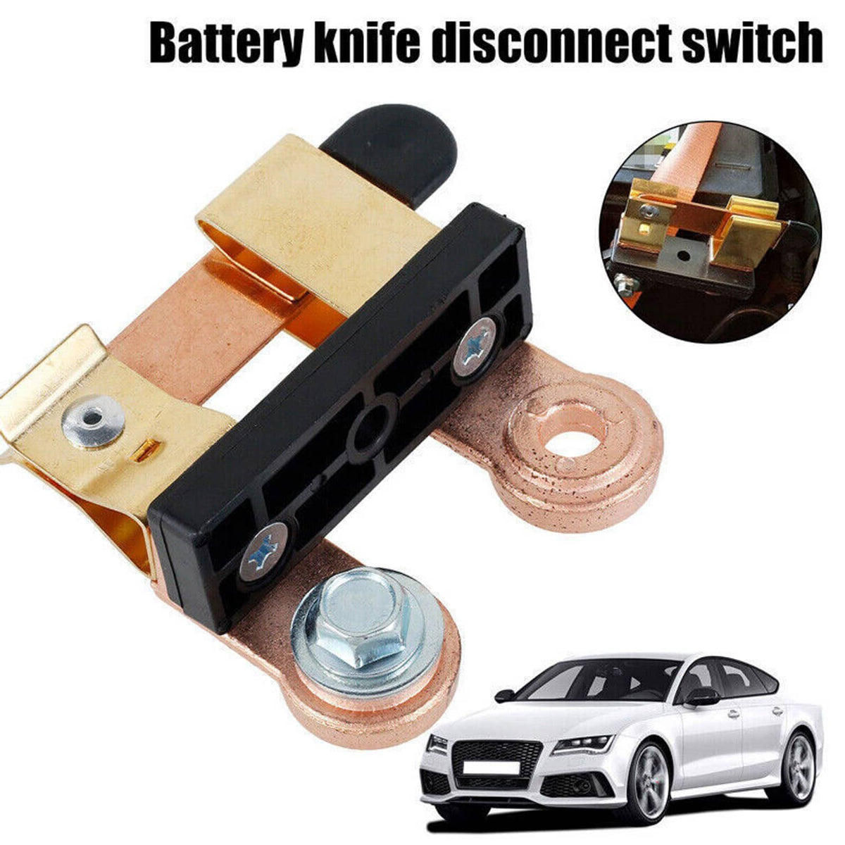 Bethesda Industrial Auto Battery Disconnect Switch Blade Side Post Terminal Car Shut Cut Off Vehicle