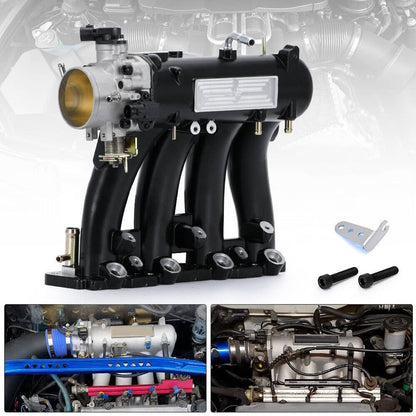 Bethesda Industrial D-Series Intake Manifold +70mm Throttle Body For Honda Civic CRX DEL SOL D15 D16