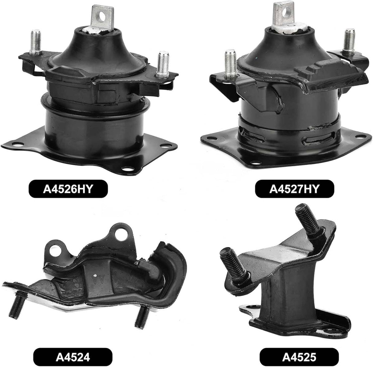 Bethesda Industrial 6PCS Engine Mount & Trans Mounts Kits For 2003-2007 Honda Accord 3.0L Auto Trans