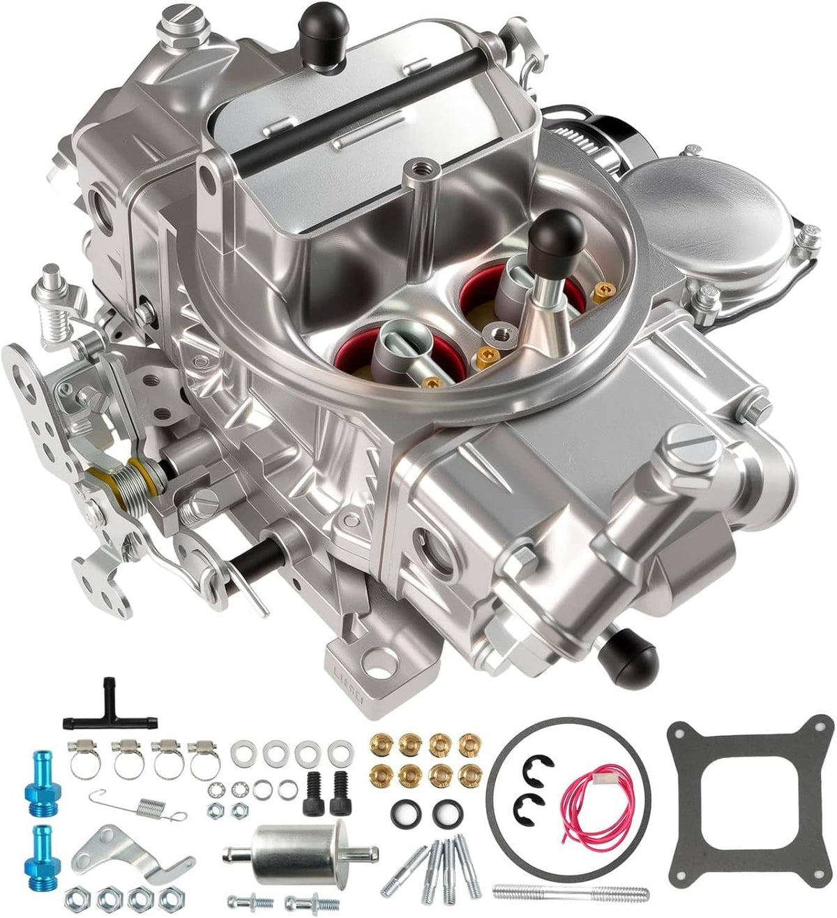 Bethesda Industrial For Holley Carburetor 4-Barrel Square Bore 600 CFM Electric Choke 0-80458SA 4160