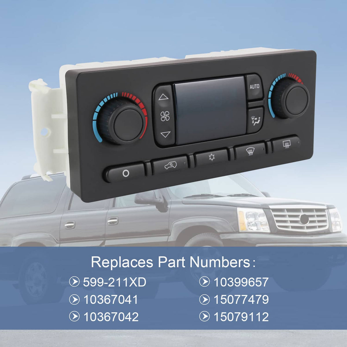 Bethesda Industrial Improved 599-211XD Climate Control Module For Chevy GMC Silverado Tahoe Trail