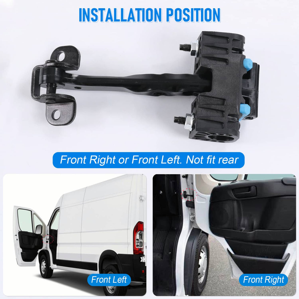 Bethesda Industrial Front Door Check Strap Fit For 2014-2020 Ram Promaster 1500 2500 3500 68169379ae
