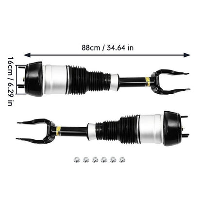 Bethesda Industrial 2Pcs Front Air Suspension Shock Struts w/ADS For Mercedes W166 X166 GL450 GLS550