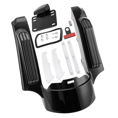 Bethesda Industrial ABS Rear Fender Fascia LED Running Light For Harley Electra Road Glide FLH 2014+