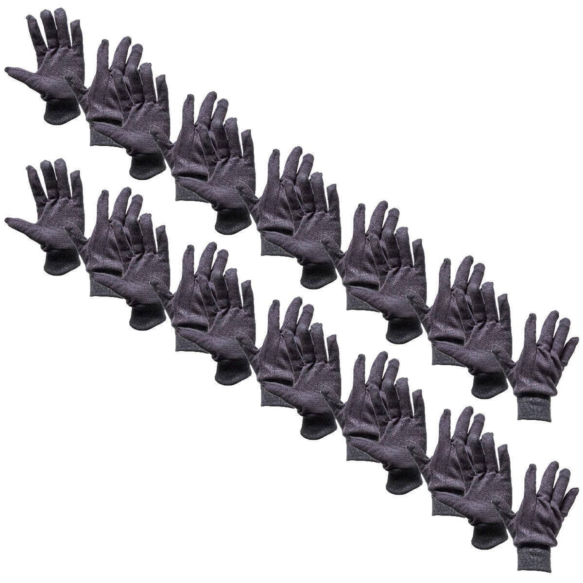 Bethesda Industrial 12 Pack Brown Jersey Gloves With Knit Wrist J2109