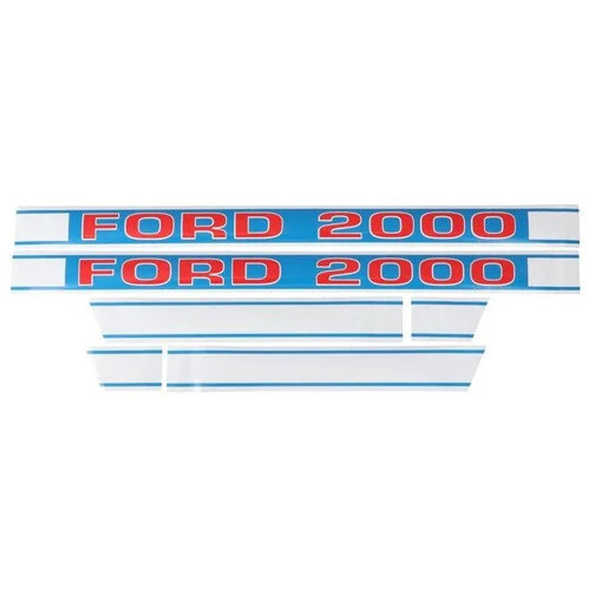 Bethesda Industrial 2000 Hood Decal Set Mylar fits Ford 2000
