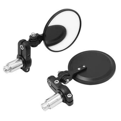 Bethesda Industrial Motorcycle 7/8" Handle Bar End Mirrors Foldable For Yamaha YFZ350 Banshee 350
