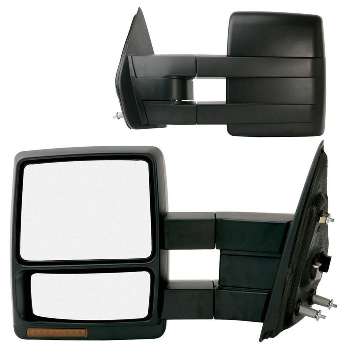Bethesda Industrial For 2007-2014 Ford F150 Pickup Towing Power Heated Tow Mirrors Set Signal puddle