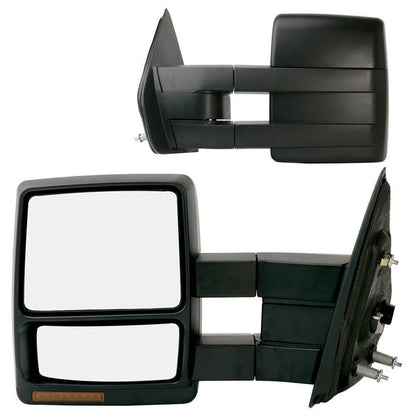 Bethesda Industrial For 2007-2014 Ford F150 Pickup Towing Power Heated Tow Mirrors Set Signal puddle