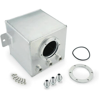 Bethesda Industrial 2L Aluminum High Flow Swirl Fuel Surge Pot Tank AN6 For 044 External Fuel Pump