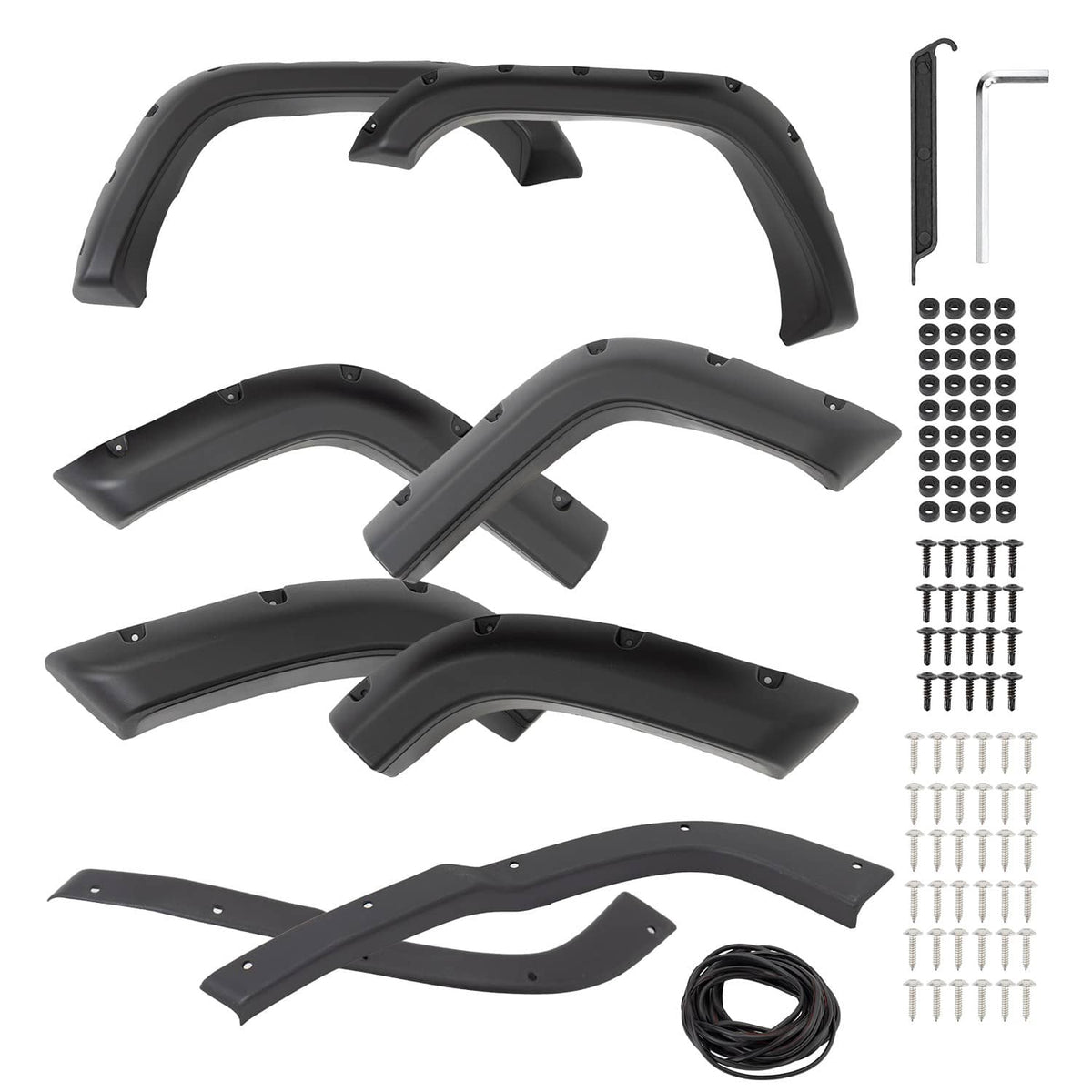 Bethesda Industrial Front & Rear Fender Flares For Jeep Cherokee XJ(4DR) Sport Utility 1984-2001