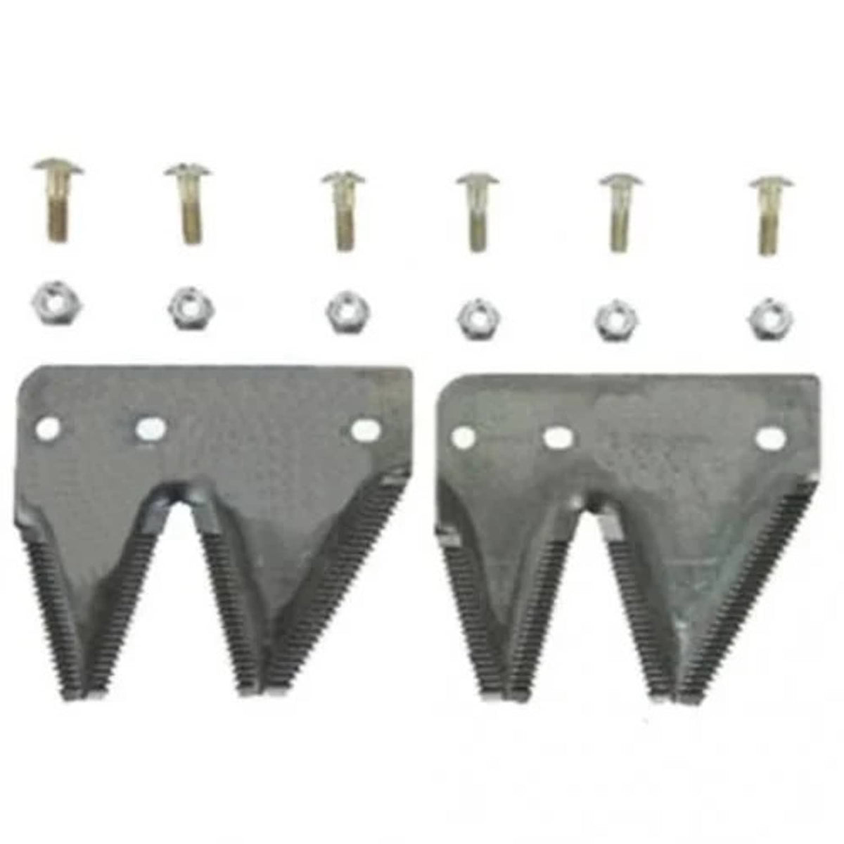 Bethesda Industrial Right Hand End Section TS BL W/ Bolts 2PK