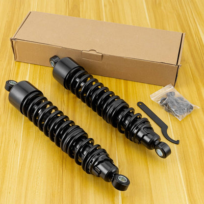 Bethesda Industrial 15" Adjustable Rear Shocks Absorbers For Harley Road King Electra Street Glide