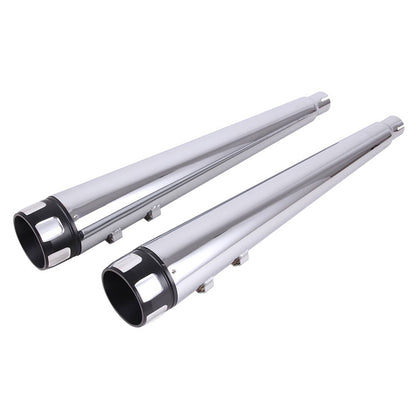 Bethesda Industrial 4" Megaphone Slip-On Exhaust Pipe Mufflers For Harley Electra Glide Road King