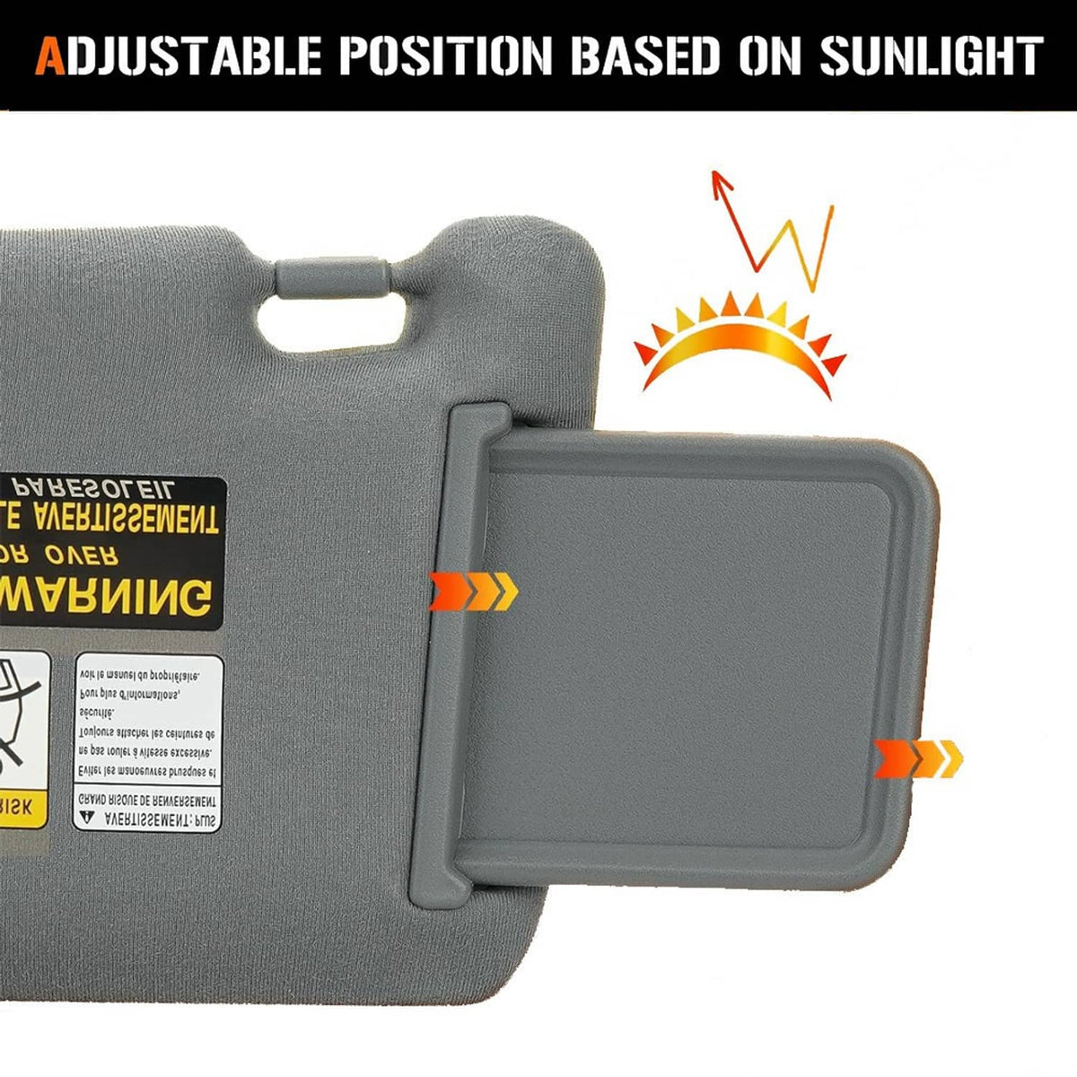Bethesda Industrial New Pair Sun Visor Set LH Driver & RH Passenger Side For 2005-2015 Toyota Tacoma