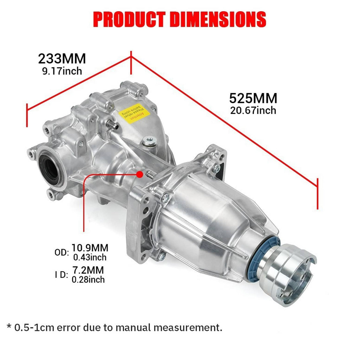 Bethesda Industrial New Rear Differential For 2013-2019 Ford Edge 3.7L 3.5L MU7Z4000J CV6W-4B025-DF