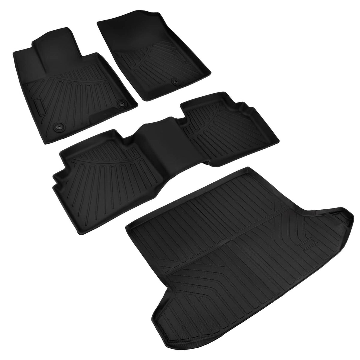 Bethesda Industrial 4x Car Floor Mats & Cargo Liner Full Cover Black for 2022-2025 Hyundai Tucson