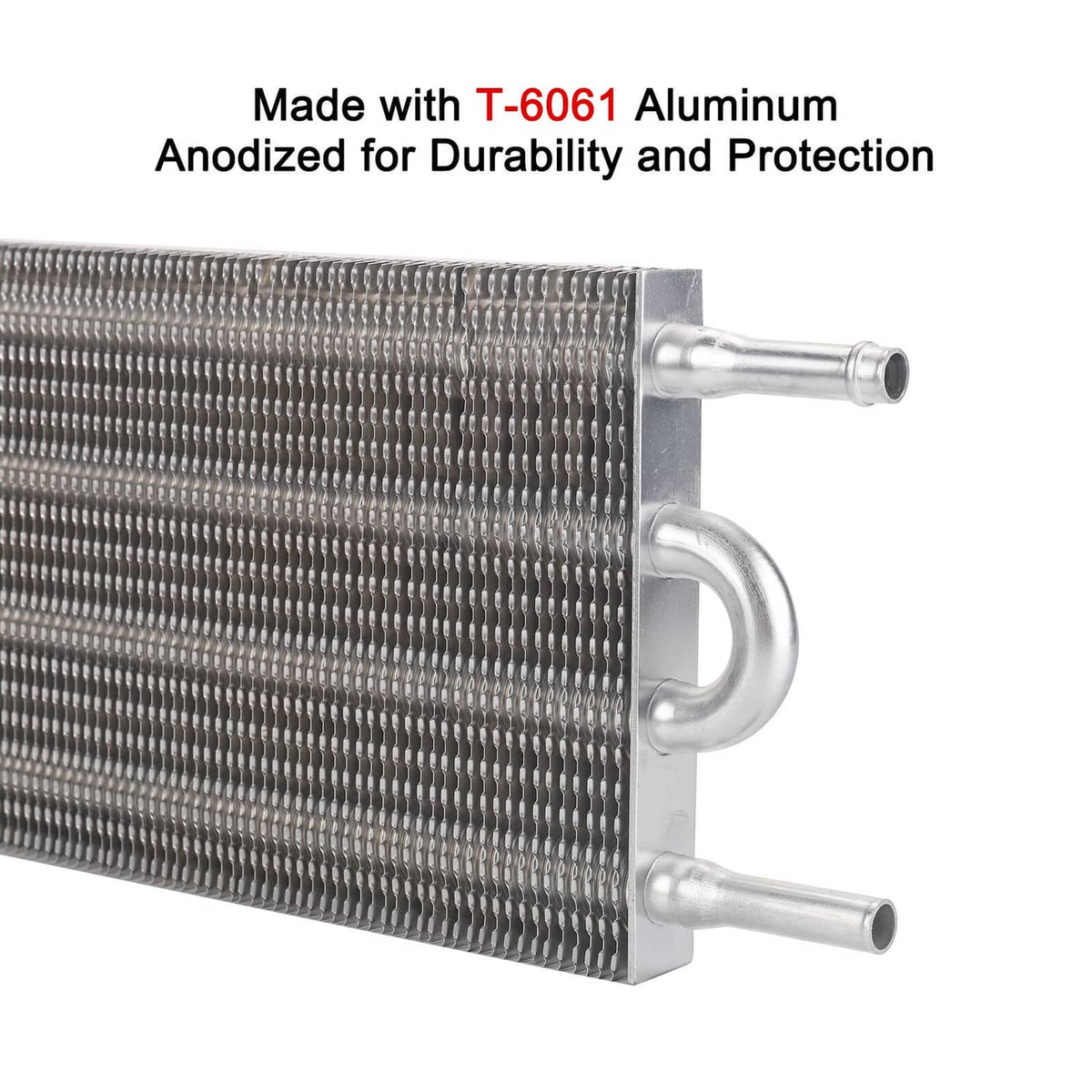 Bethesda Industrial Aluminum Transmission Oil Cooler + Hose /Mounting Kit 4 Row Radiator Auto-Manual