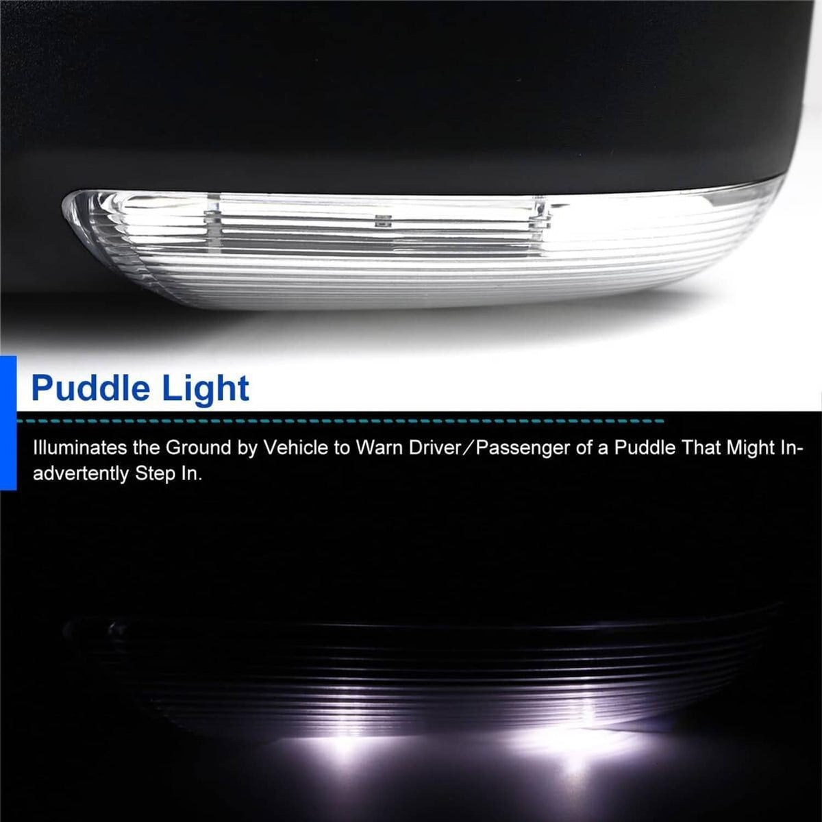 Bethesda Industrial Left / Driver For 2013-2019 Dodge Ram 1500 Power Fold+Heated+Temp Sensor Mirror