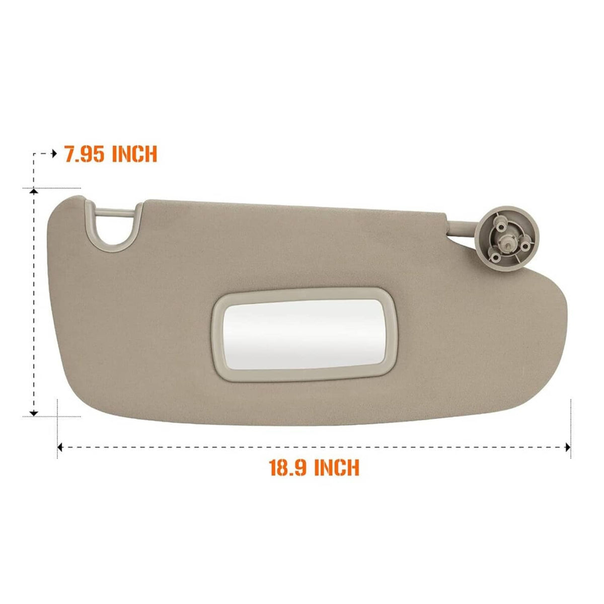 Bethesda Industrial 2Pcs Sun Visor Set Left & Right For 2002-2009 Dodge Ram 1500 2500 3500 Beige