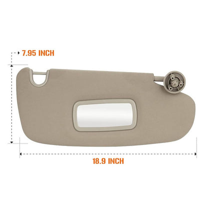 Bethesda Industrial 2Pcs Sun Visor Set Left & Right For 2002-2009 Dodge Ram 1500 2500 3500 Beige