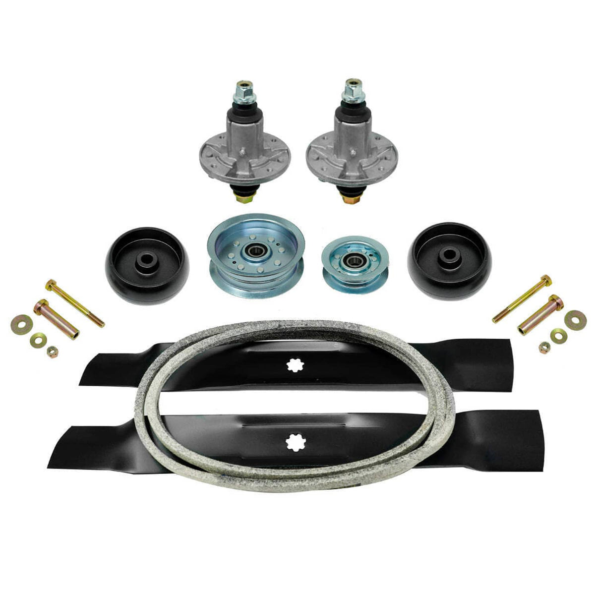 Bethesda Industrial Spindle Belt Blade Idler Wheel Deck Kit for John Deere 42 Inch 102 LA105 LA110