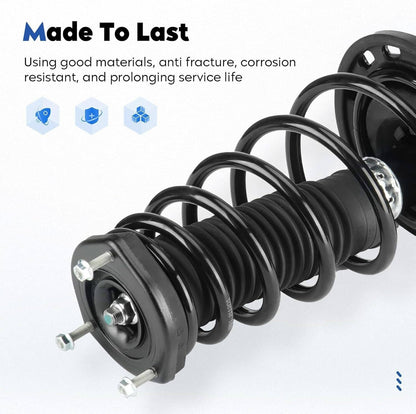 Bethesda Industrial 4Pcs Front+Rear Complete Shock Struts Assembly For 2007-2011 Toyota Camry 172307