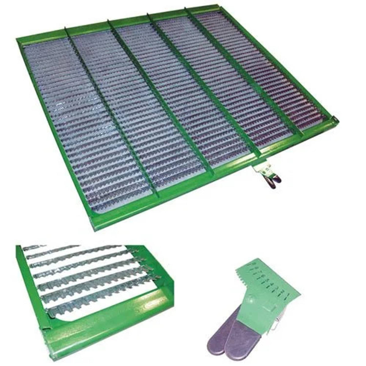 Bethesda Industrial Bottom Sieve - Adjustable Blunt Finger For fits John Deere 8820 AH130391