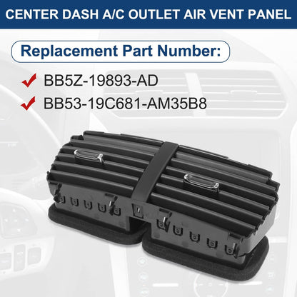 Bethesda Industrial Dash A/C Heater-Air Outlet Louver Vent BB5Z-19893-AD For 2011-15 Ford Explorer