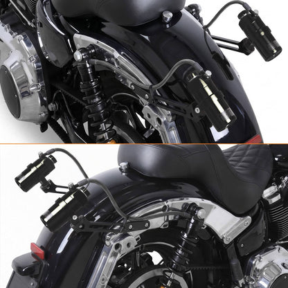Bethesda Industrial Upgraded Remote Reservoir Rear Suspension Shocks Set For Harley Road Glide King