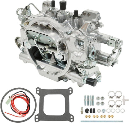 Bethesda Industrial Silver 4 Barrel Carburetor w/Manual Electric Choke For Edelbrock 1405 Performer